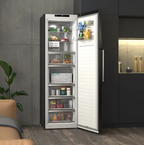 Siemens GS36NAXCG Upright Freezer : H 186.2cm : IQ500 :Brushed Black Steel ,Due 2nd NOVEMBER