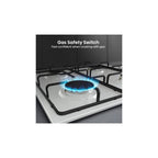 Hisense GM642XHS 58cm Gas Hob - Stainless Steel