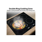 Hisense E6431C 59.5cm Ceramic Hob - Black: