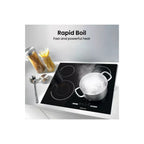 Hisense E6431C 59.5cm Ceramic Hob - Black: