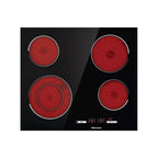 Hisense E6431C 59.5cm Ceramic Hob - Black: