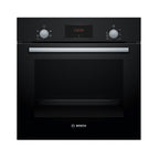 Bosch HHF113BA0B  Built In Electric Single Oven With 3D Hot Air - Black: Series 2