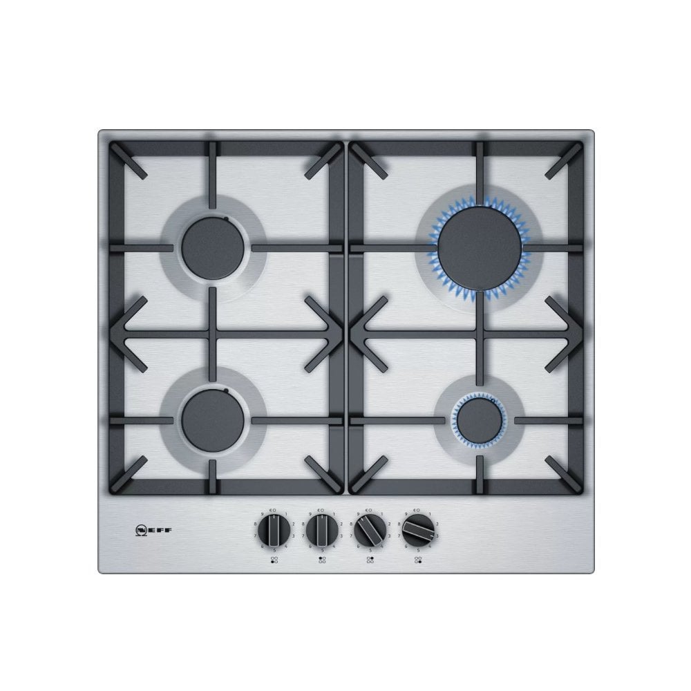 NEFF T26DS49N0  Gas Hob -W 58cm:  Stainless Steel: N70
