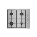 Beko CIHYG21SX  Gas Hob - Stainless Steel:  W 61cm
