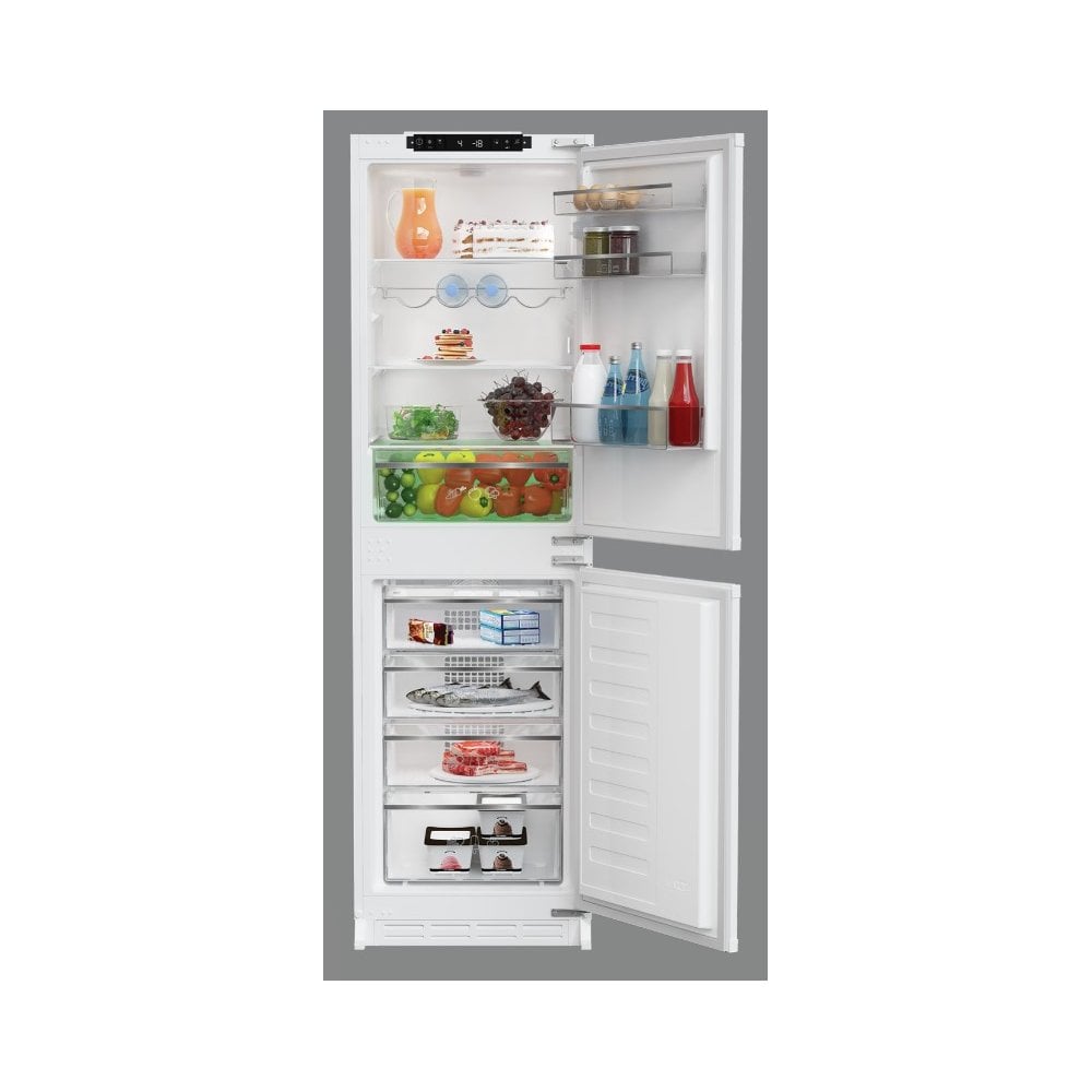 Blomberg KNE4564EVI Built In  Frost Free Fridge Freezer: Sliding Hinge : 50:50: H 177.5cm