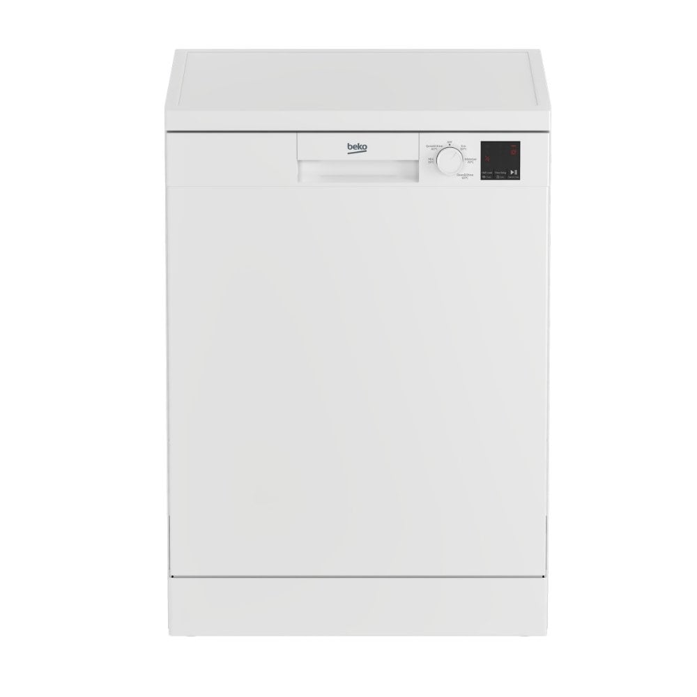 Beko DVN05C20W Freestanding Dishwasher - White - 13 Place Settings :