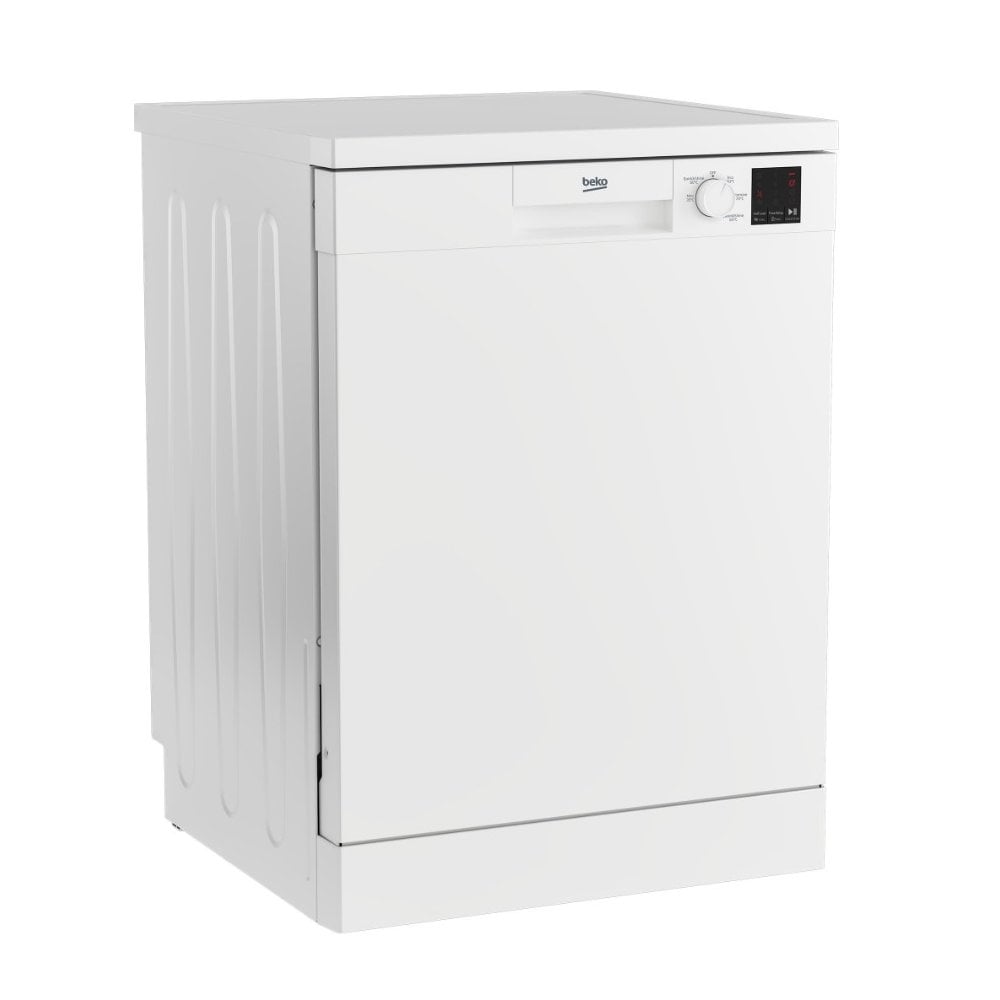 Beko DVN05C20W Freestanding Dishwasher - White - 13 Place Settings :