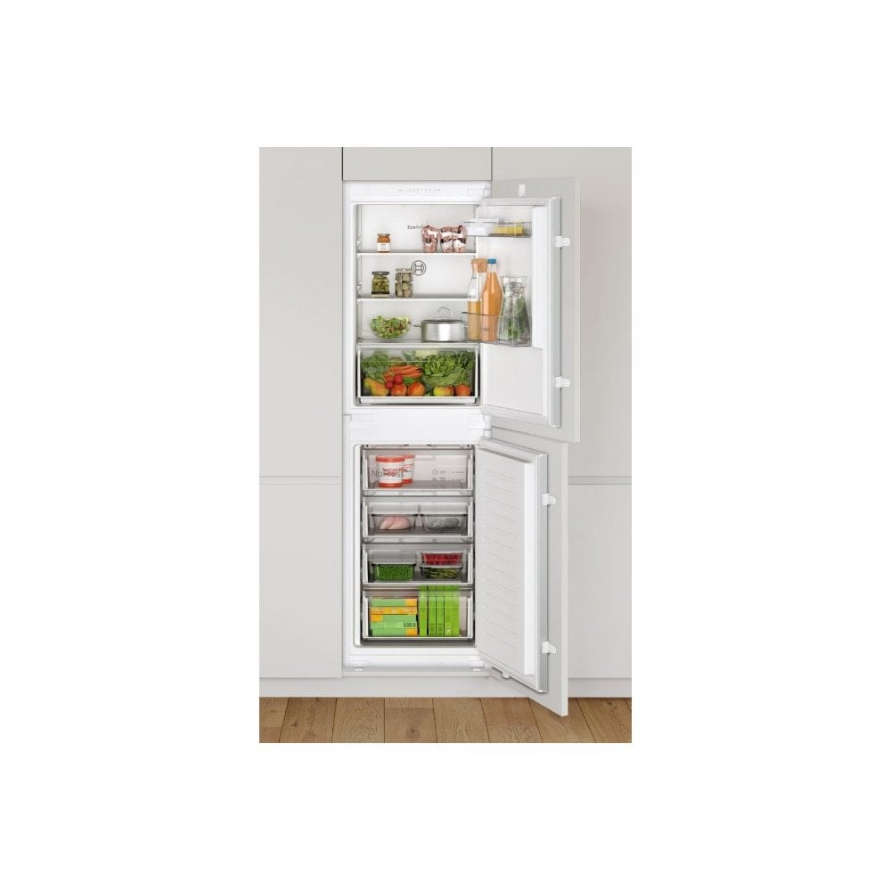 Bosch KIN85NSEOG Built In Frost Free Fridge Freezer :Series 2 :50/50:  Sliding Hinge