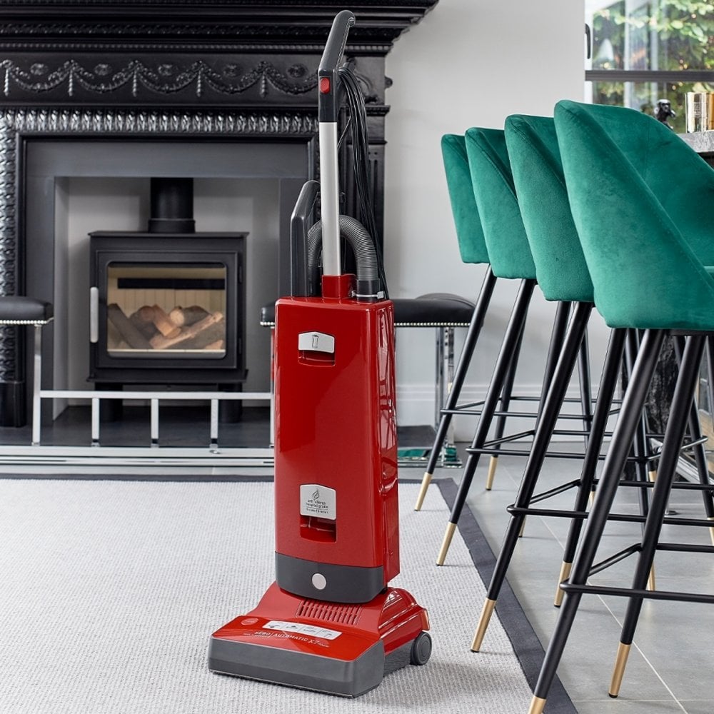Sebo 91503GB X7 Bagged Upright Vacuum Cleaner - Red