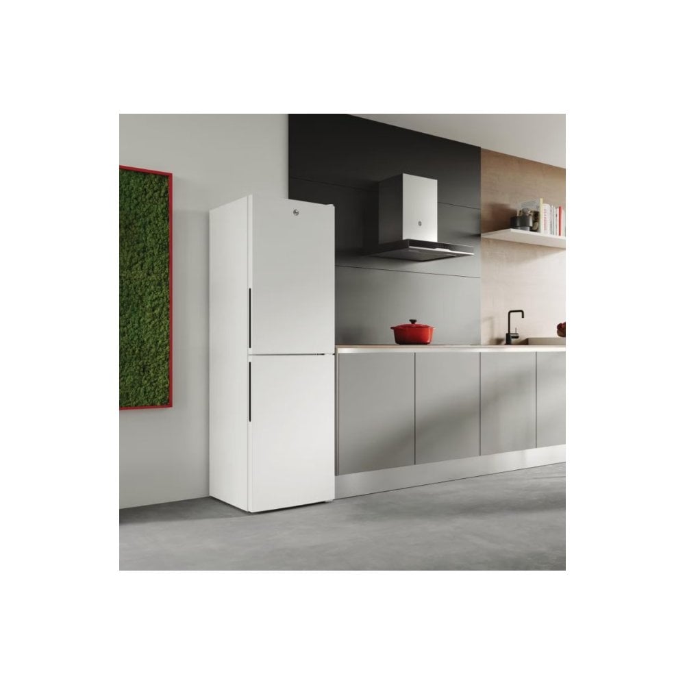 Hoover HVT3CLECKIHW 54.4cm Fridge Freezer - White :