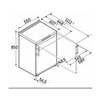 Liebherr FE1404 Undercounter Freezer : Pure :H 85cm X W 55cm :