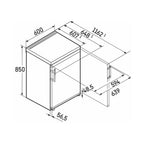 Liebherr RDi1620 Undercounter Larder Fridge : Plus : H 85cm x W 60cm : D Rated
