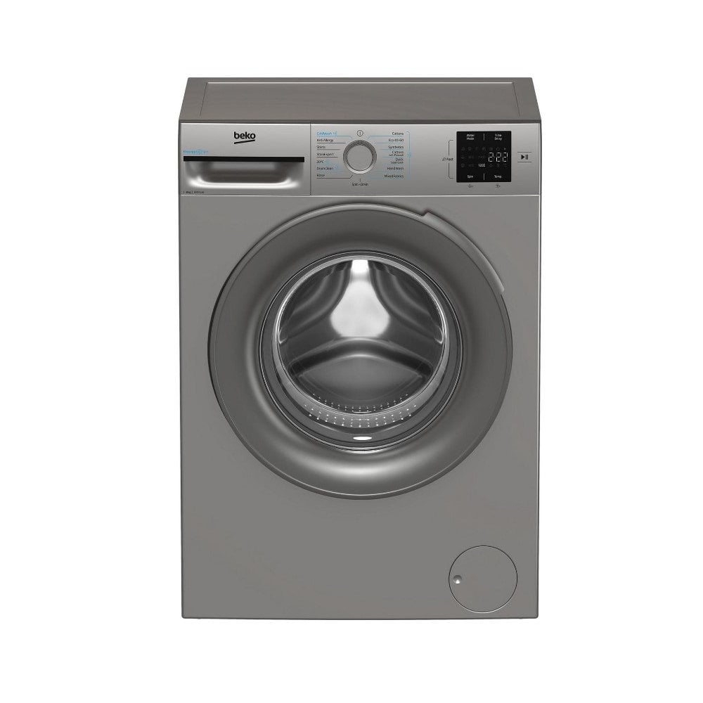 Beko BMN3WT3841S 8kg 1400 Spin Washing Machine - Silver :