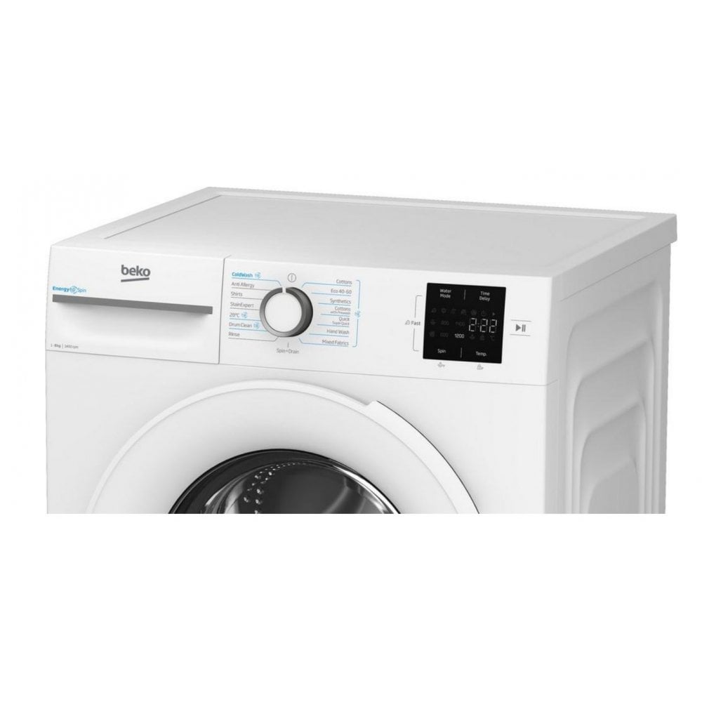 Beko BMN3WT3841W 8kg 1400 Spin  Washing Machine :