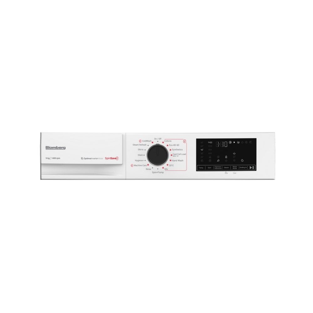 Blomberg LWA29461W 9kg 1400 Spin Washing Machine - White: