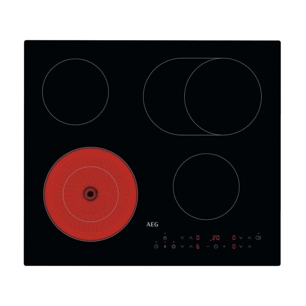 AEG HRX64360CB Built In  Ceramic Hob - Black : 3000 Series :W 59cm