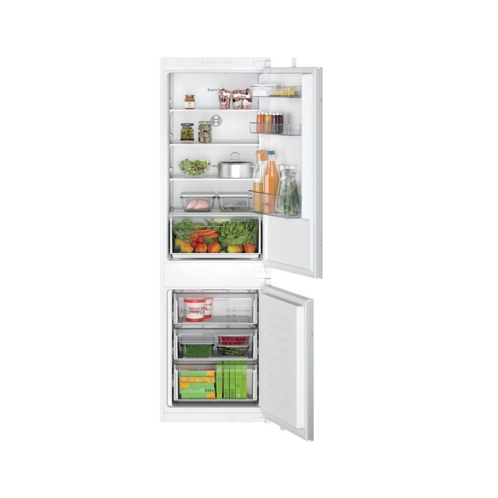 Bosch KIN86NSE0G  60/40 Built-In Frost Free Fridge Freezer - White: Series 2: Sliding Hinge:November