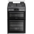 Blomberg GGRN655N 60cm Double Oven Gas Cooker with Gas Hob - Anthracite :