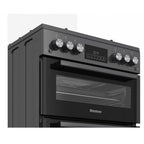Blomberg GGRN655N 60cm Double Oven Gas Cooker with Gas Hob - Anthracite :