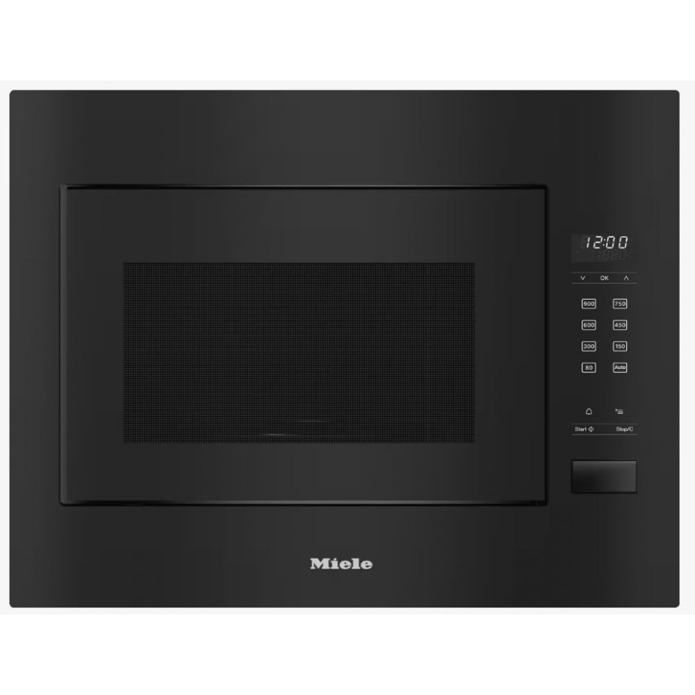 Miele M2240 SC Built In Microwave Oven : Obsidian Black