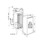 Liebherr SIFNdi5188 No Frost Built-In Freezer : Fixed Hinge, White (H 177cm) Peak : Ice Tower