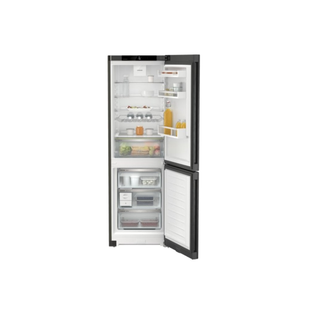Liebherr CNbdb5223 Frost Free Fridge Freezer : Black :Plus (H 185.5cm)
