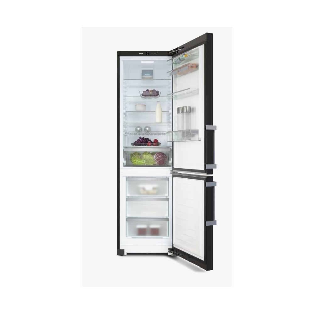 Miele KFN4795 AD Frost Free Fridge Freezer:  Black Steel (H 201.5cm)