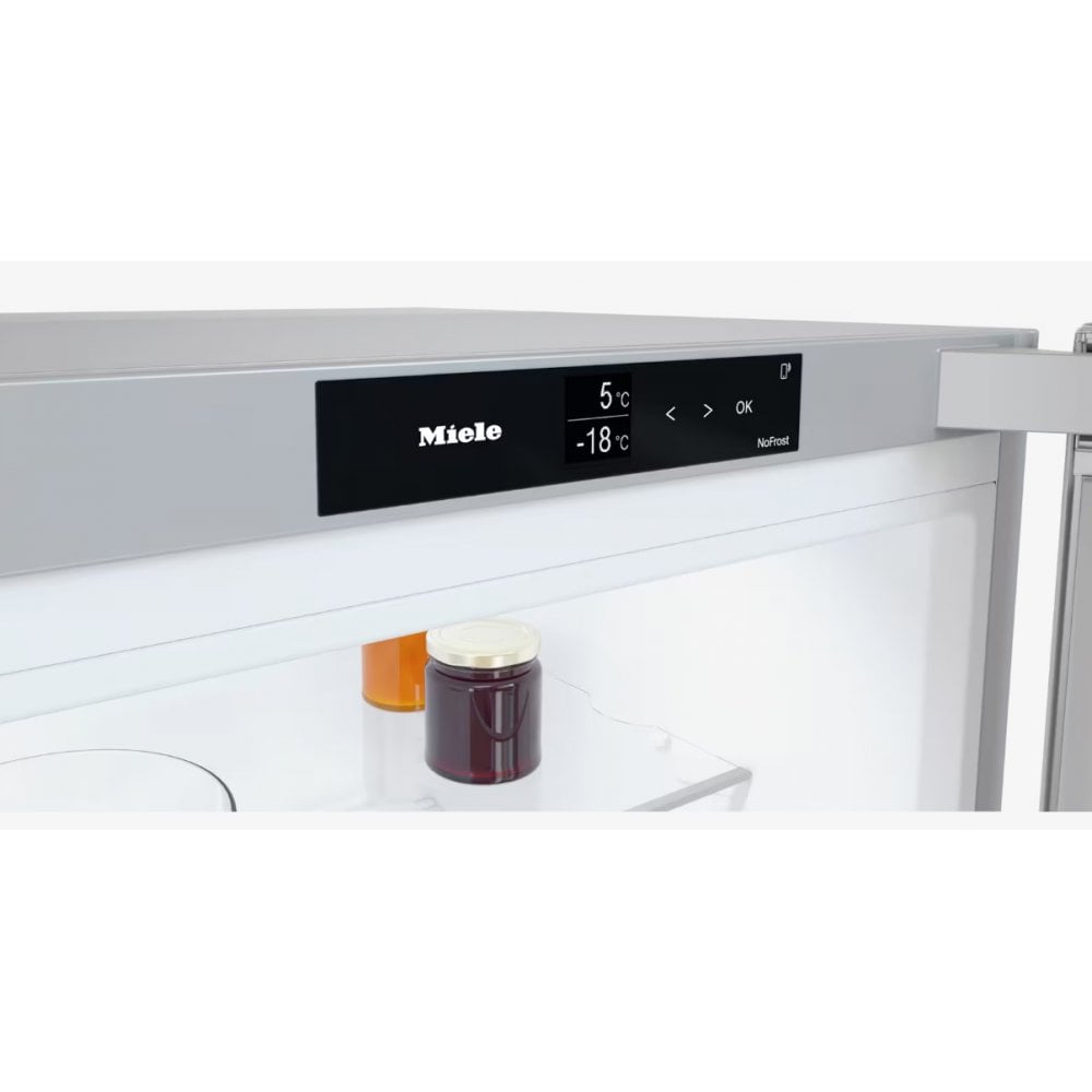 Miele KFN 4397 CD Frost Free Fridge Freezer : Stainless Steel Look : 125 Edition (H 201.5cm)