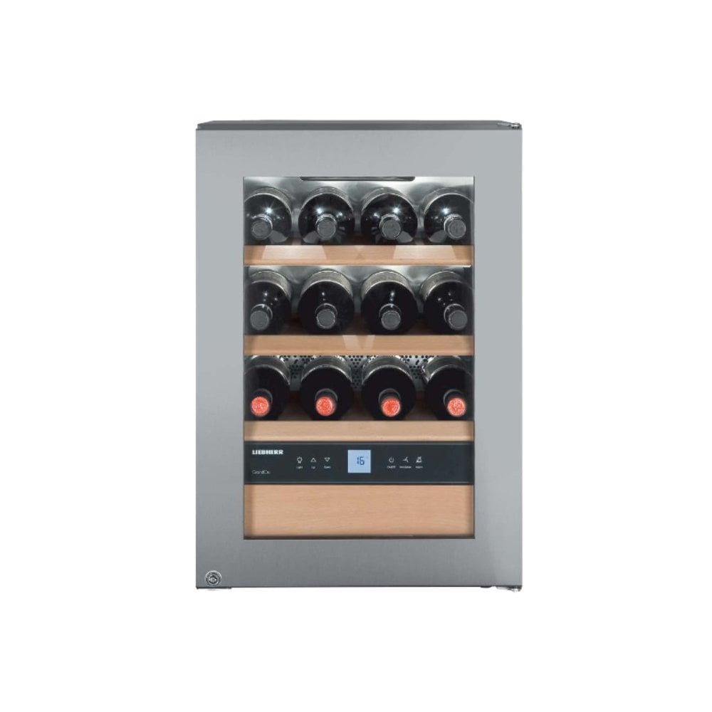 Liebherr WKes 653  Freestanding Wine Fridge : GrandCru (H 61.2cm): Steel