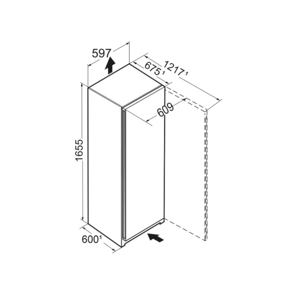 Liebherr FNd 5026 Upright Freezer : No Frost : (H 165.5cm) : Plus