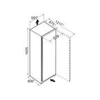 Liebherr FNd 5026 Upright Freezer : No Frost : (H 165.5cm) : Plus