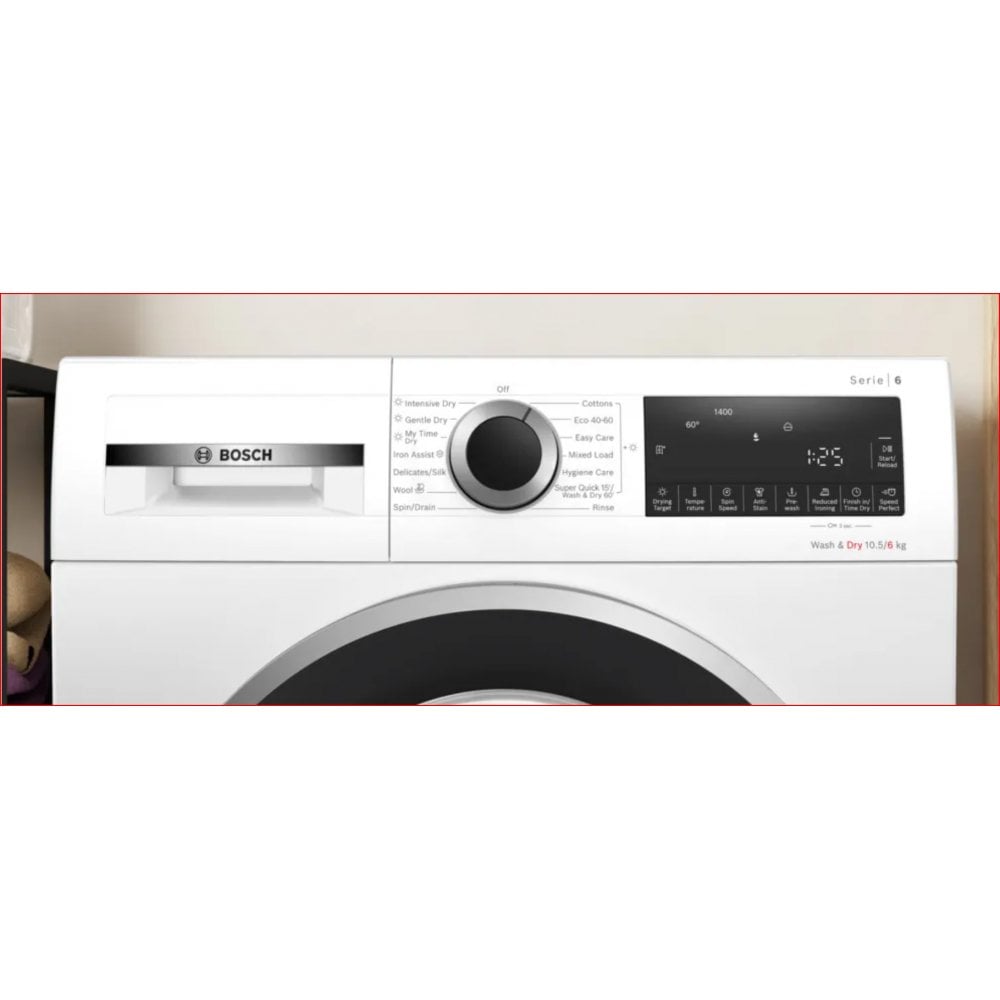 Bosch WNG25401 Washer Dryer : Serie 6 (10.5 kg /6 kg ) :