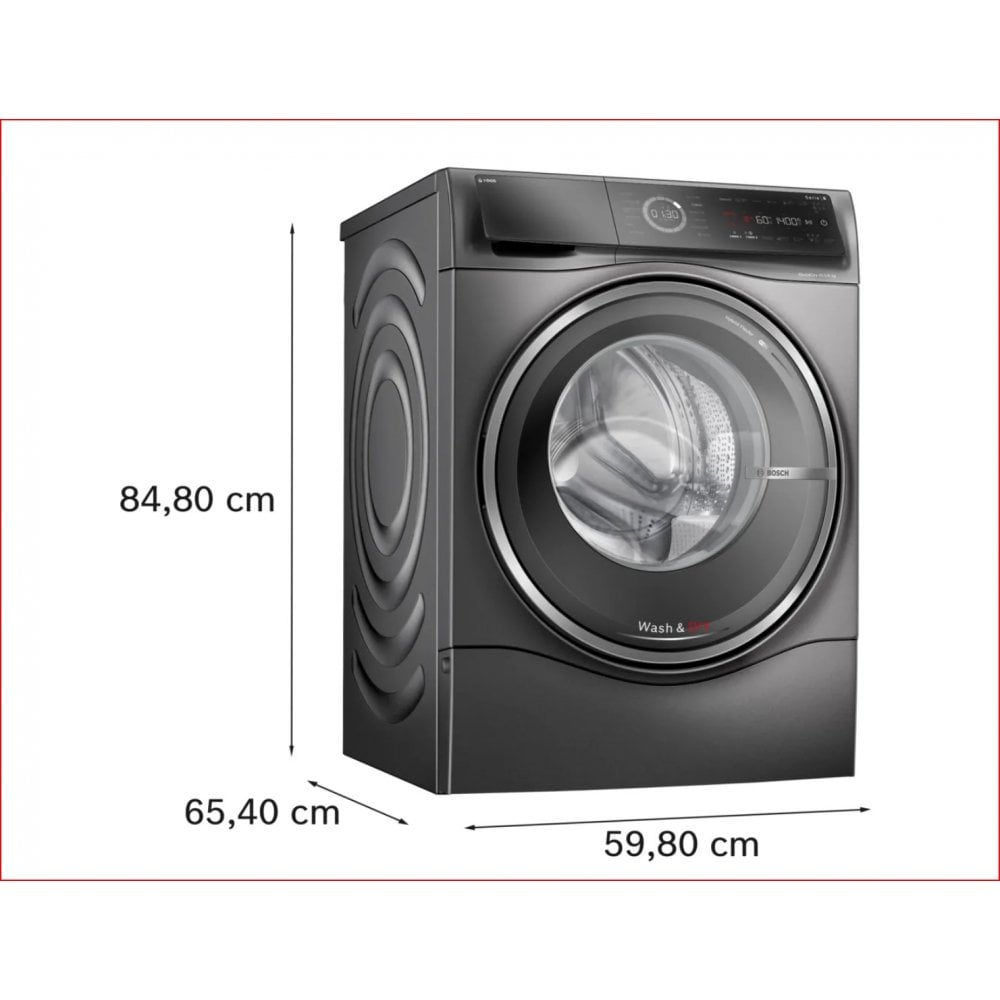 Bosch WNC254ARGB  Washer Dryer : Serie 8 (10.5kg/6kg) : Cast Iron Grey