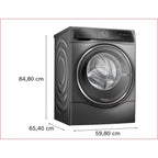 Bosch WNC254ARGB  Washer Dryer : Serie 8 (10.5kg/6kg) : Cast Iron Grey