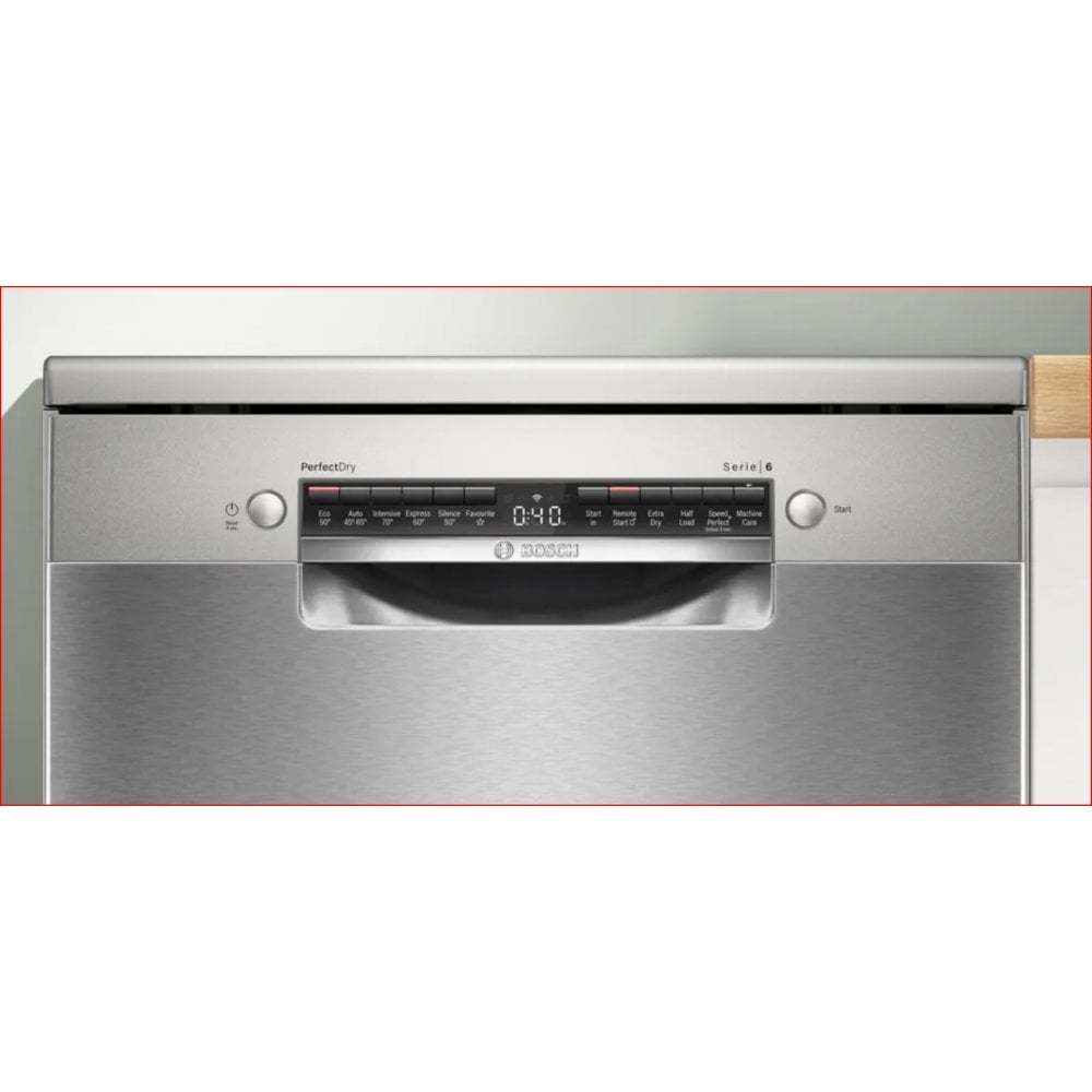 Bosch SMS6ZCI10G Dishwasher : : Brushed Steel : Cutlery Tray: Stainless Steel Interior: Series 6