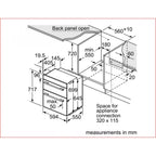 Bosch NBS533BS0B Built Under Double Oven : Series 4 :