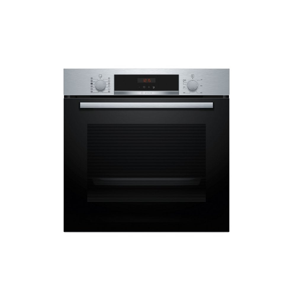 Bosch HQA574BS3B Single Oven : With Steam Functions : Series 4 : Pyrolytic Cleaning