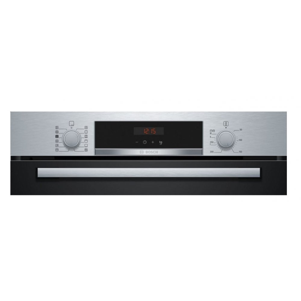Bosch HQA574BS3B Single Oven : With Steam Functions : Series 4 : Pyrolytic Cleaning