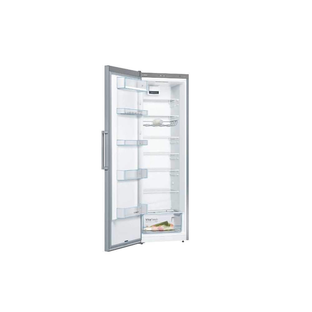 Bosch KSV36VLEP Upright Fridge : Inox Look :H 186cm: Series 4