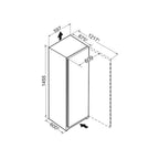 Liebherr Rd4600 Upright Fridge: H 145.5cm W 59.7cm : Pure , D Rated