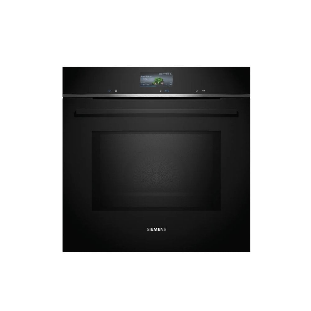 Siemens HM776G1B1B Built-in oven with microwave function:  Black: IQ700: Pyrolytic Cleaning