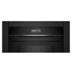 Siemens HM776G1B1B Built-in oven with microwave function:  Black: IQ700: Pyrolytic Cleaning