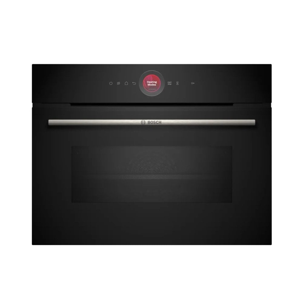 Bosch CMG7241B1B Built-in compact oven with microwave function (H 45 cm) Black: Series 8 :