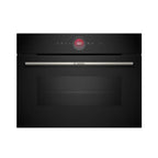 Bosch CMG7241B1B Built-in compact oven with microwave function (H 45 cm) Black: Series 8 :