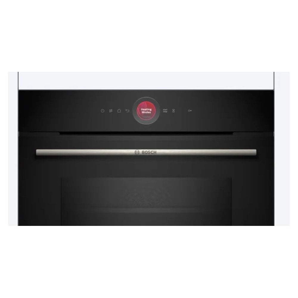 Bosch CMG7241B1B Built-in compact oven with microwave function (H 45 cm) Black: Series 8 :