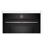 Bosch CMG7241B1B Built-in compact oven with microwave function (H 45 cm) Black: Series 8 :