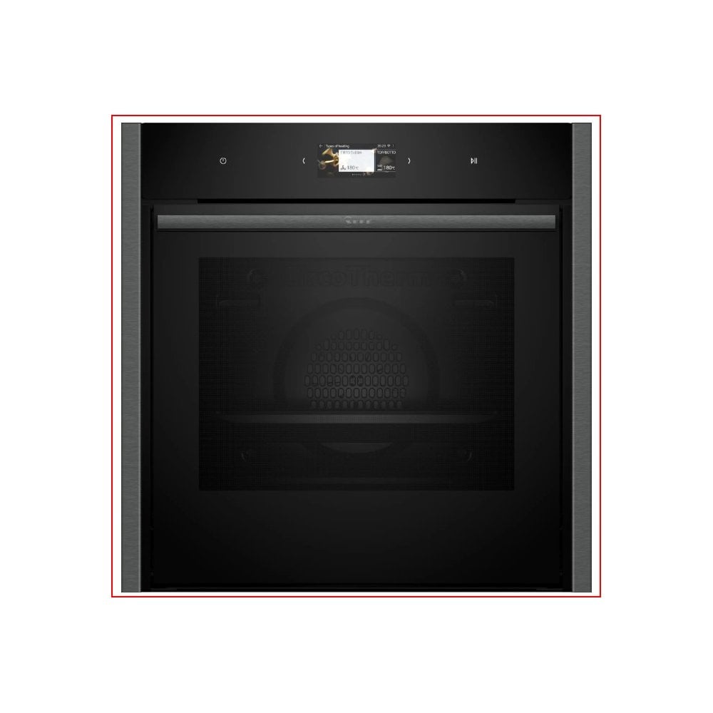 Neff B64CS71G0B Built In Single Oven : N90 : Graphite : Pyrolytic Cleaning : AirFryer Function :