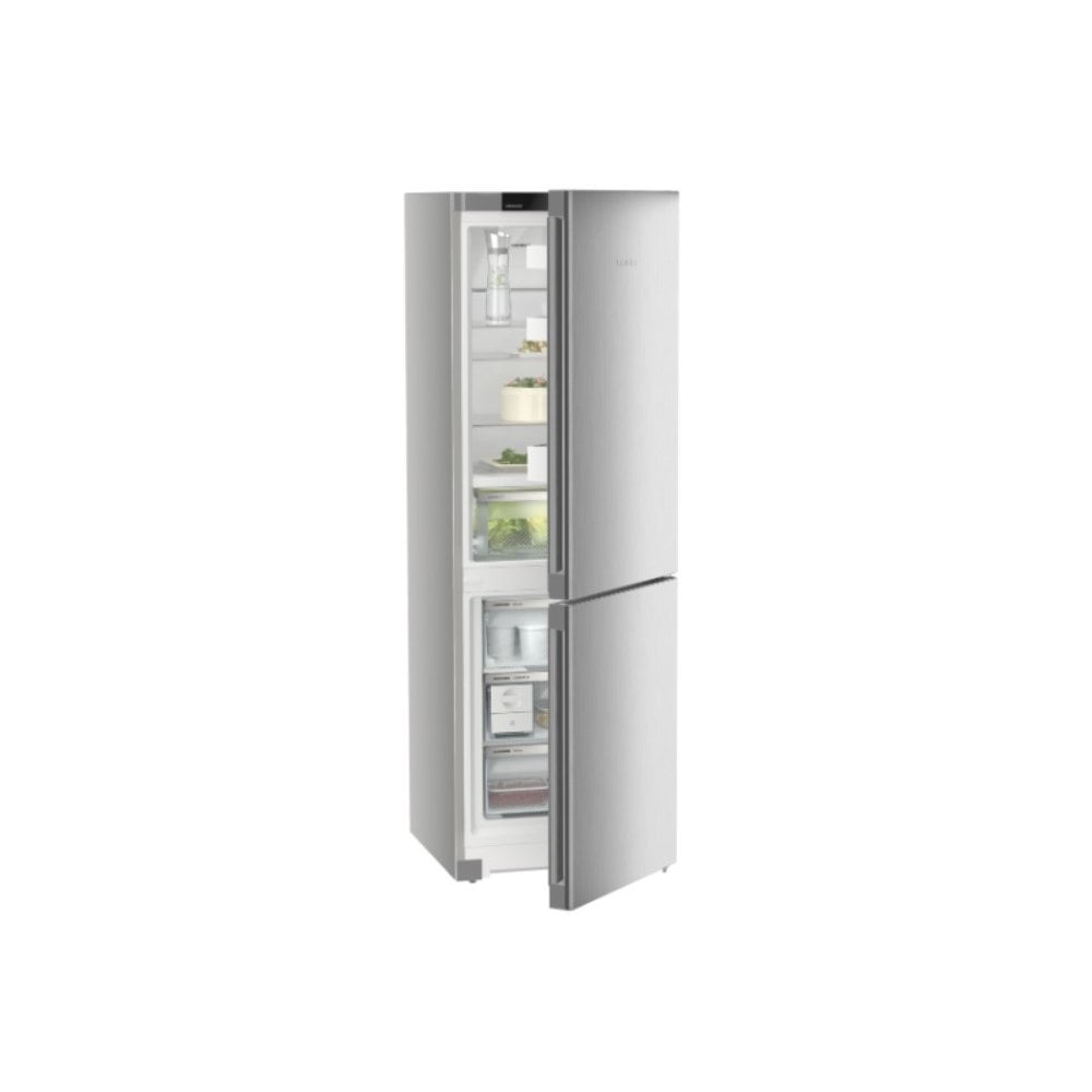 Liebherr CBNsfc 5223 Fridge Freezer : Plus BioFresh NoFrost: Steel Finish , (H 185.5cm): C Rating