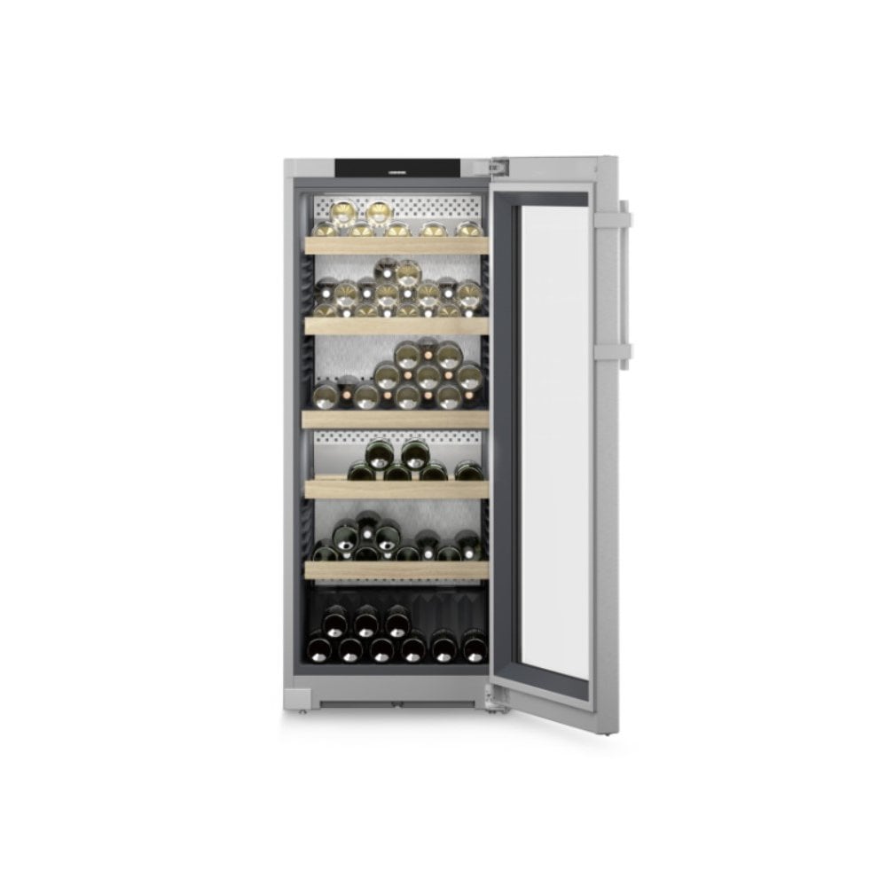 Liebherr WPsd 4652 Wine Storage Fridge : Glass & Smart Steel (H 145cm)