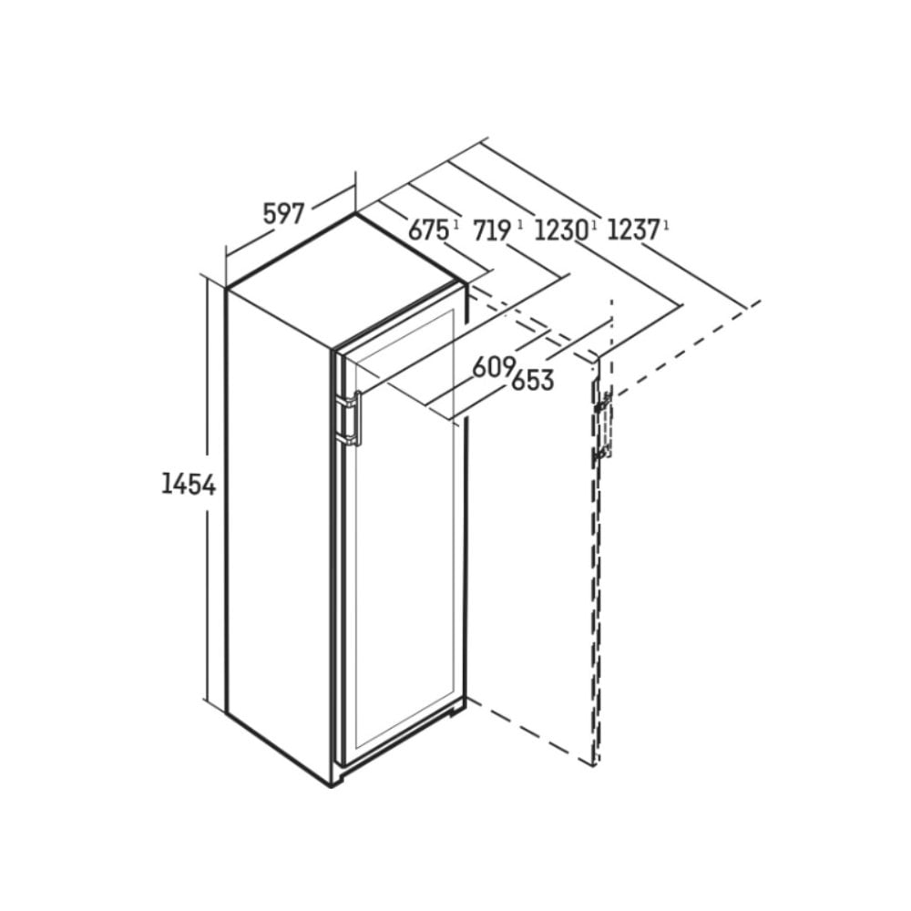 Liebherr WPsd 4652 Wine Storage Fridge : Glass & Smart Steel (H 145cm)
